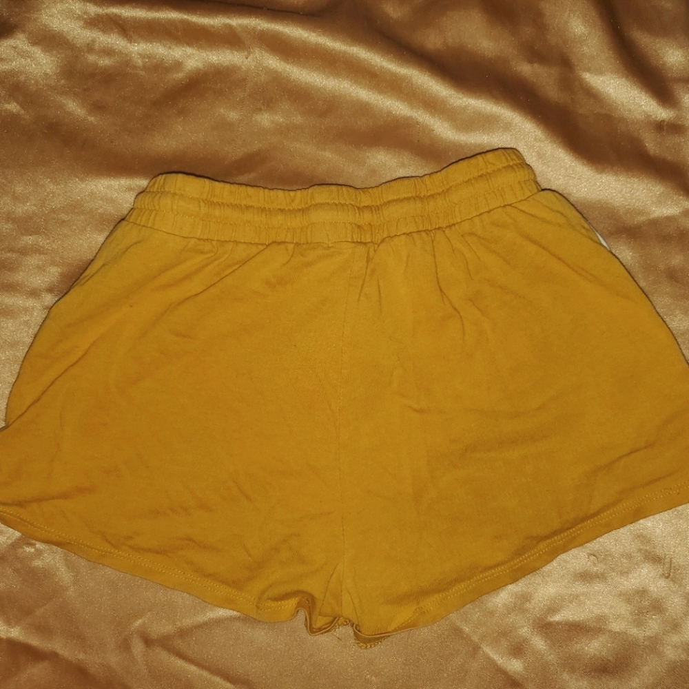 Gold Button Shorts - Picture 2 of 2